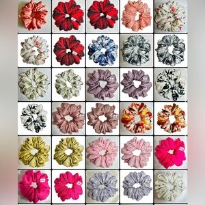 Bundle of 5 large Handmade Scrunchie